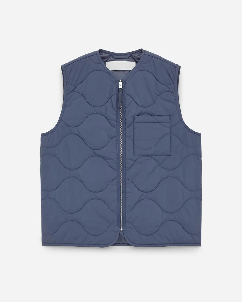 Arket Gesteppte 2-In-1-Liner-Weste - Blau Blau