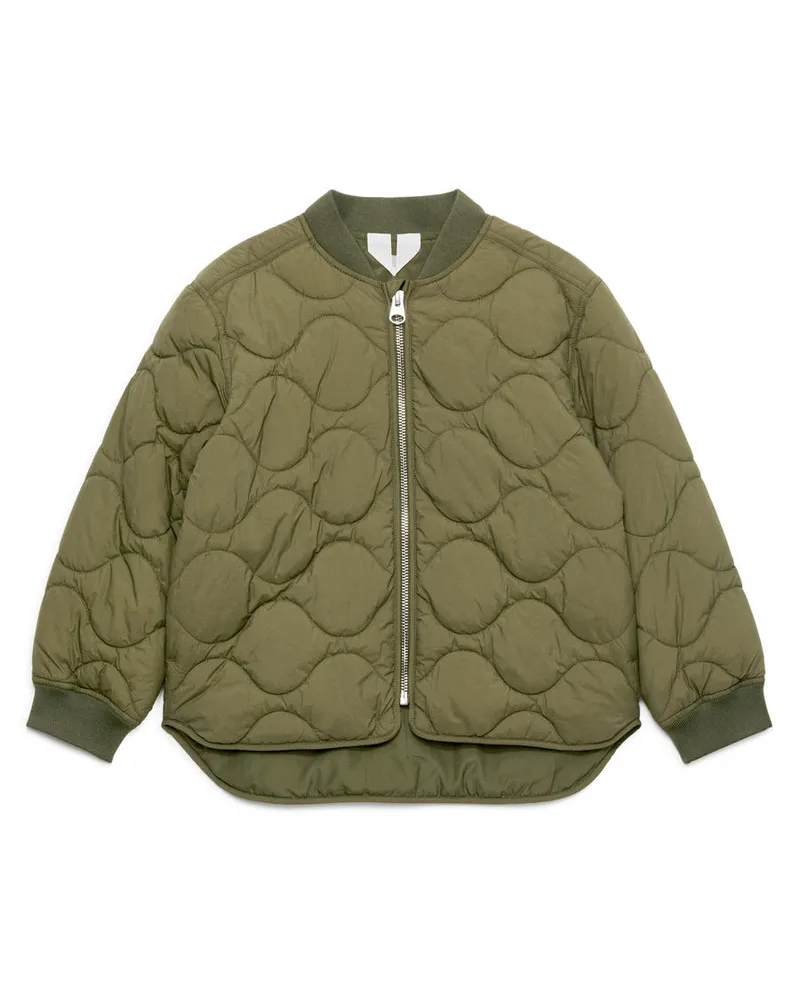 Arket Steppjacke - Grün Khaki