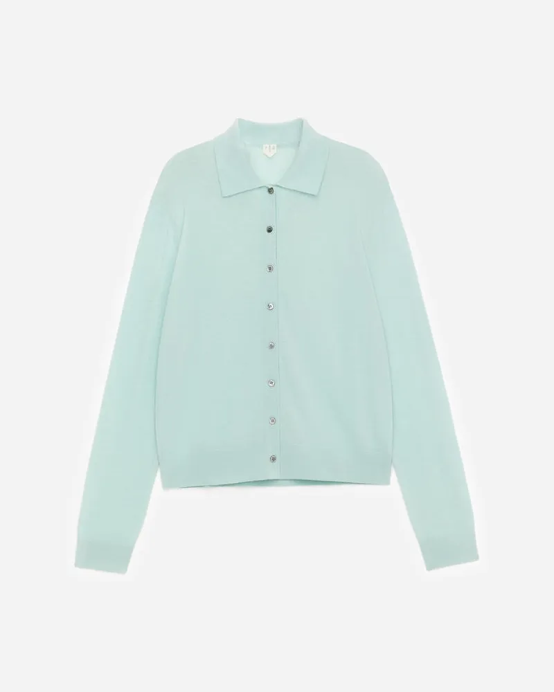 Arket Strickjacke Aus Reinem Kaschmir -Türkis Türkis