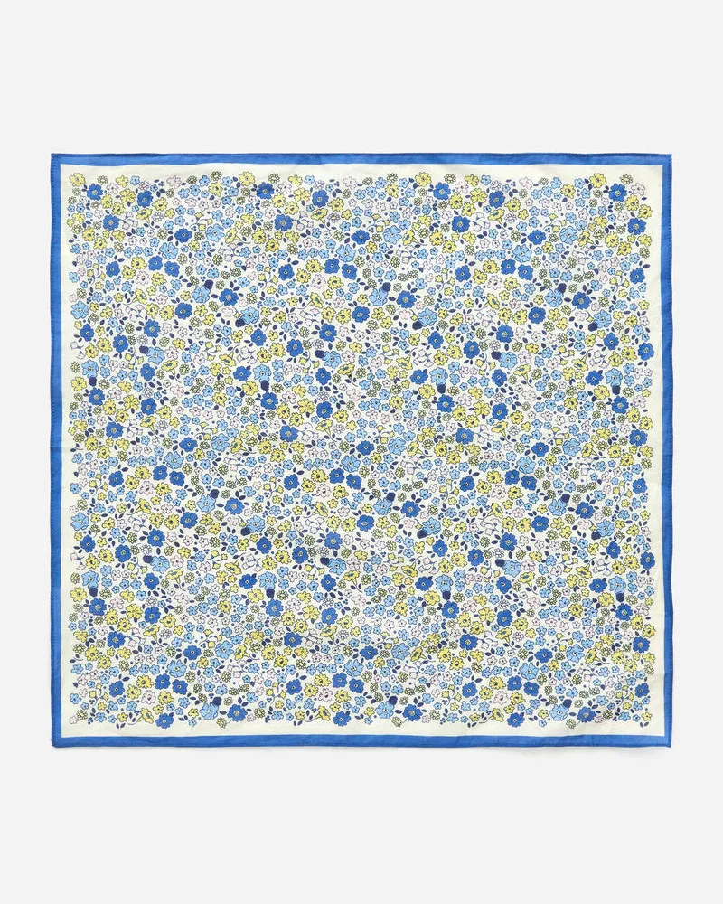 Arket Bandana Aus Baumwolle - Blau|Weiß|Mehrfarbig Blau