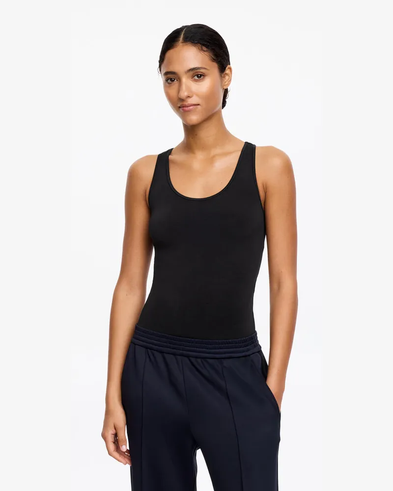 Arket Body Mit Racerback -Schwarz Schwarz