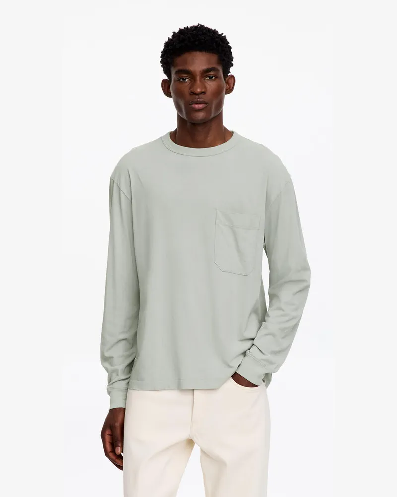 Arket Lockeres Langarmshirt -Grün Grün
