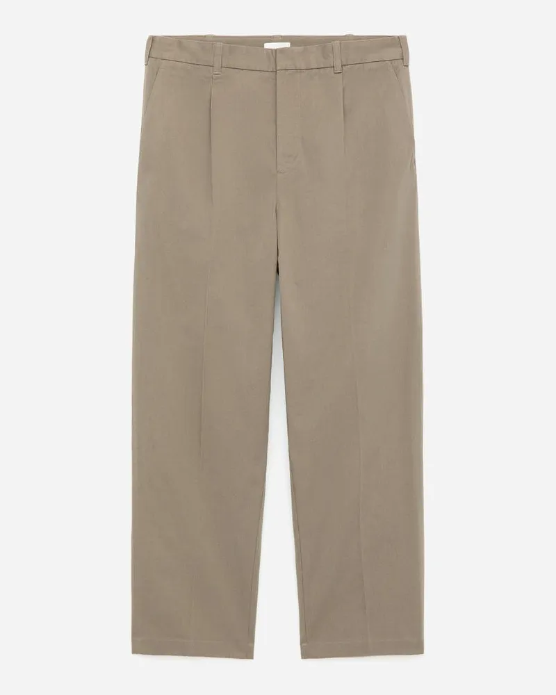 Arket Weite Hose Aus Baumwolle -Beige Beige