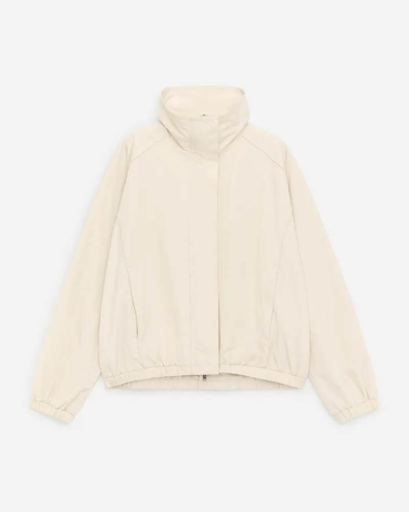 Arket Nylonjacke Mit Stehkragen -Weiß Weiß