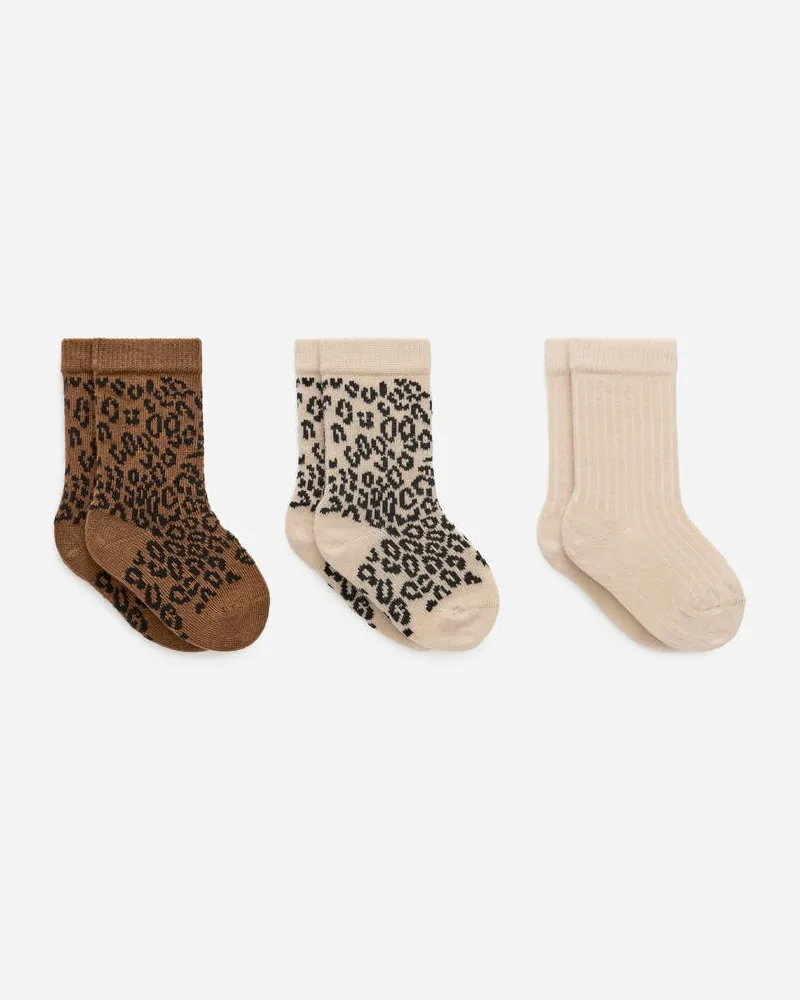 Arket Gerippte Socken 3er-Pack -Beige Beige