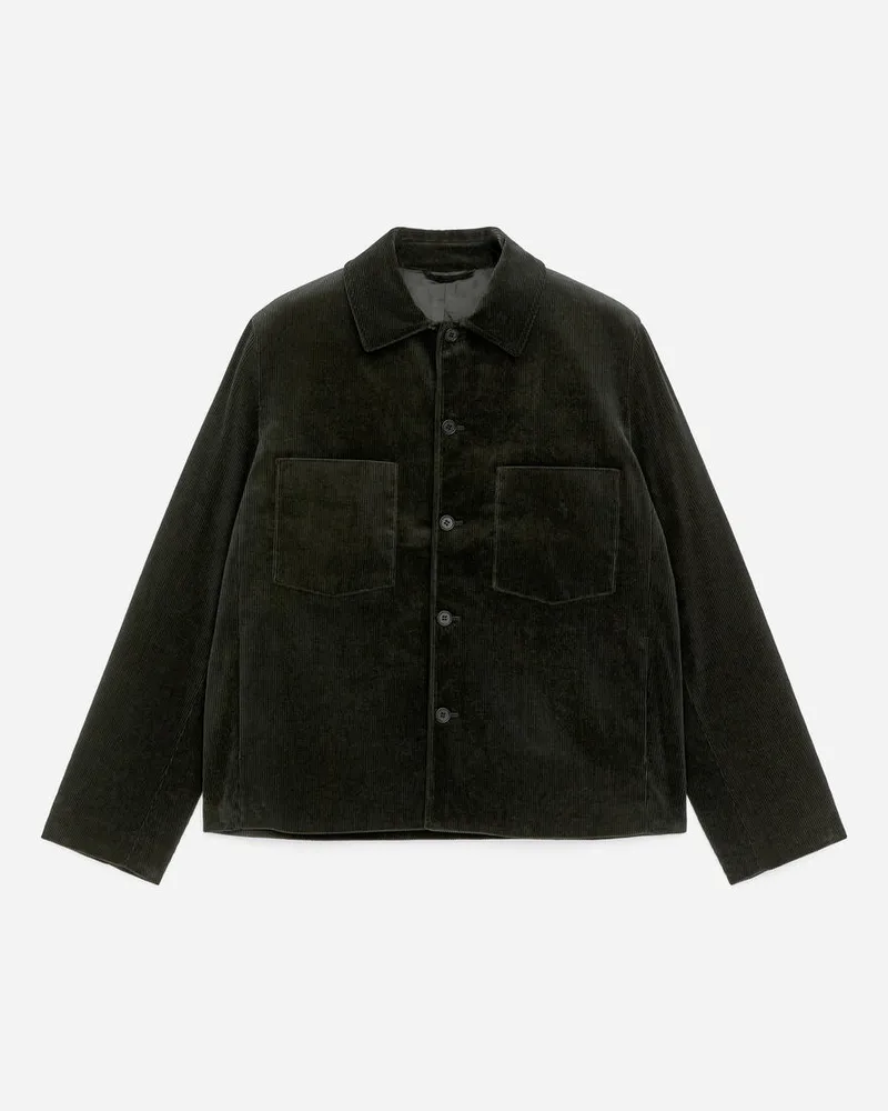 Arket Cordjacke -Grün Grün