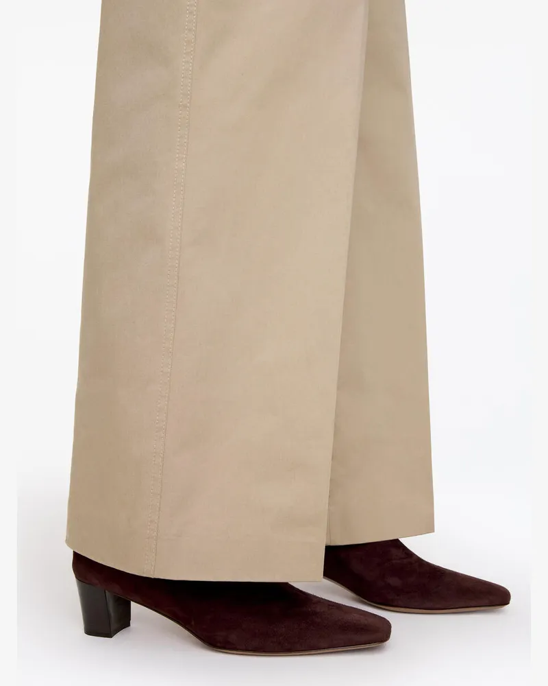 Arket Stiefelette Aus Veloursleder -Braun Braun