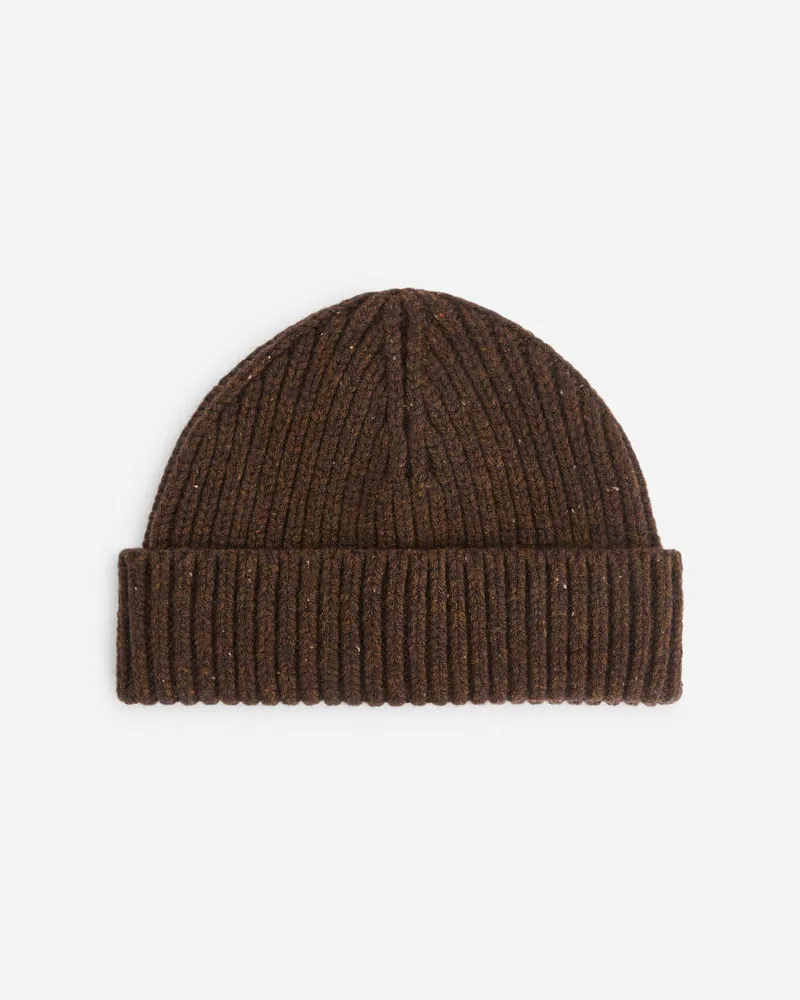 Arket Woll-Beanie - Braun Braun