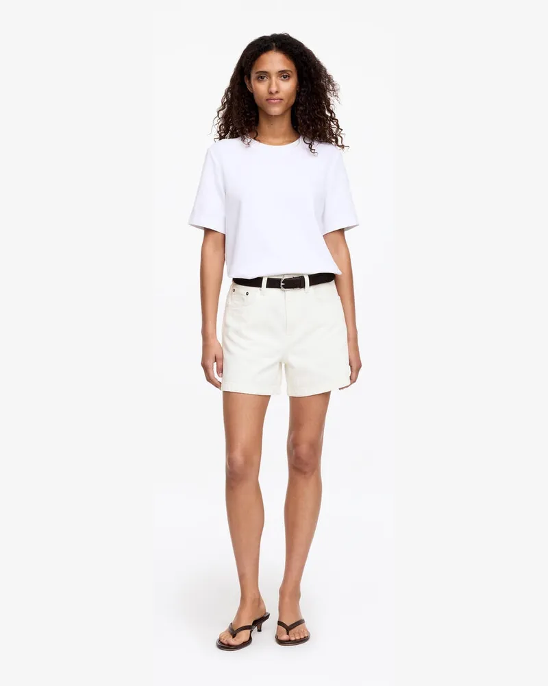Arket Jeansshorts -Weiß Weiß