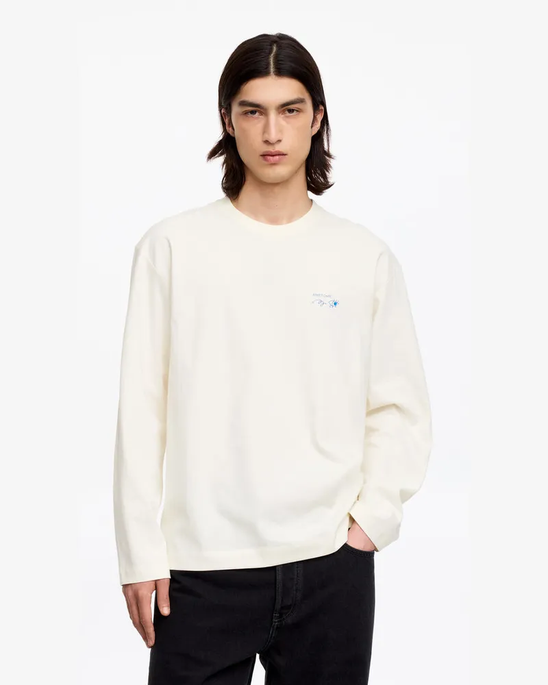 Arket ARKET CAFÉ Langarmshirt -Weiß Weiß