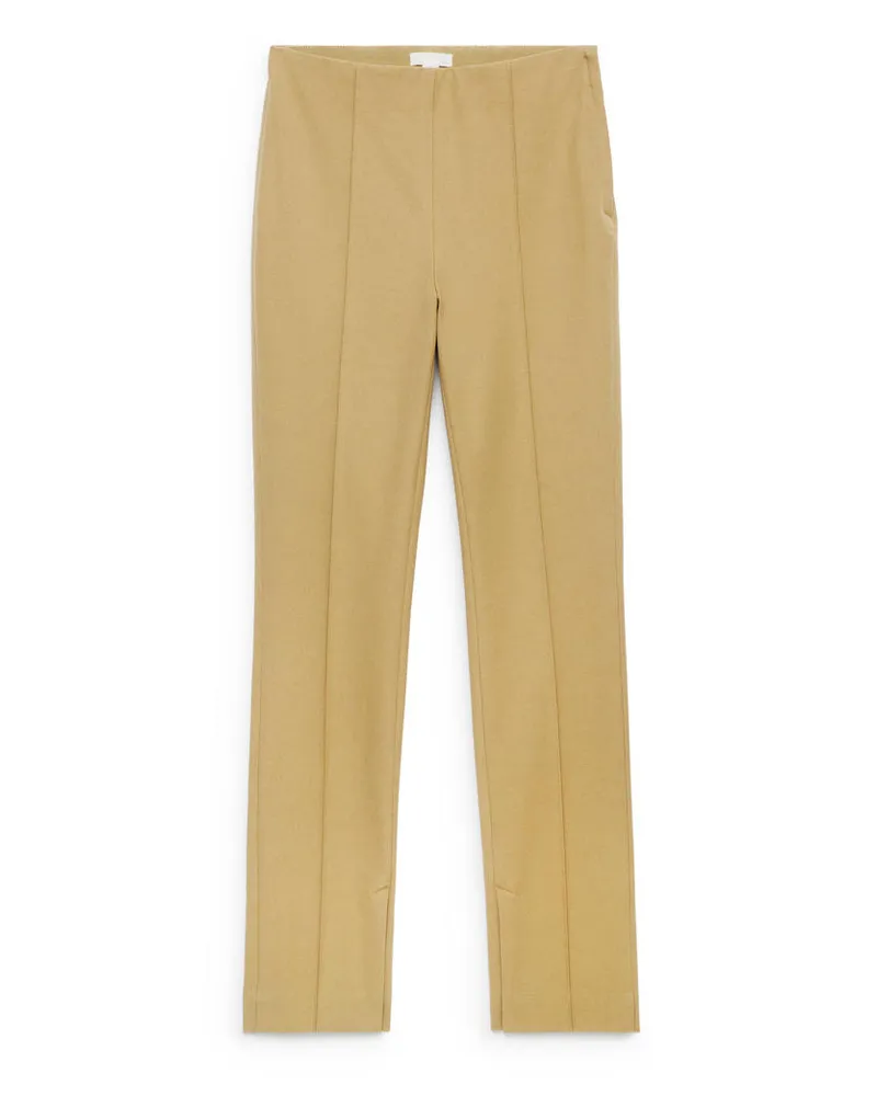 Arket Schmale Stretchhose - Beige Beige