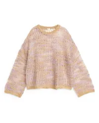 Arket Pullover aus Mohair- Und Alpakawolle Beige