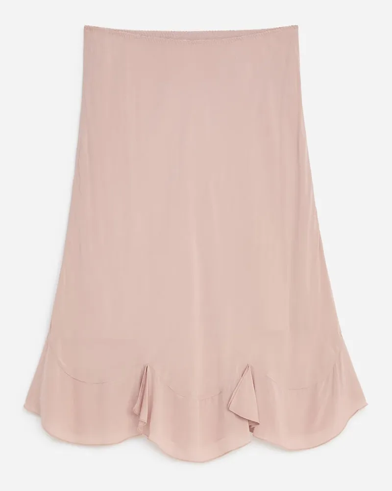 Arket Midirock Mit Volantsaum -Rosa Rosa