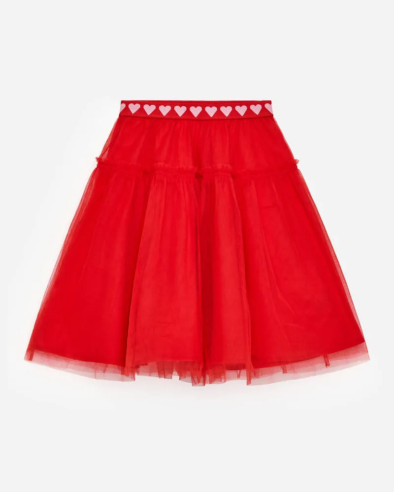 Arket Tüllrock -Rot Rot