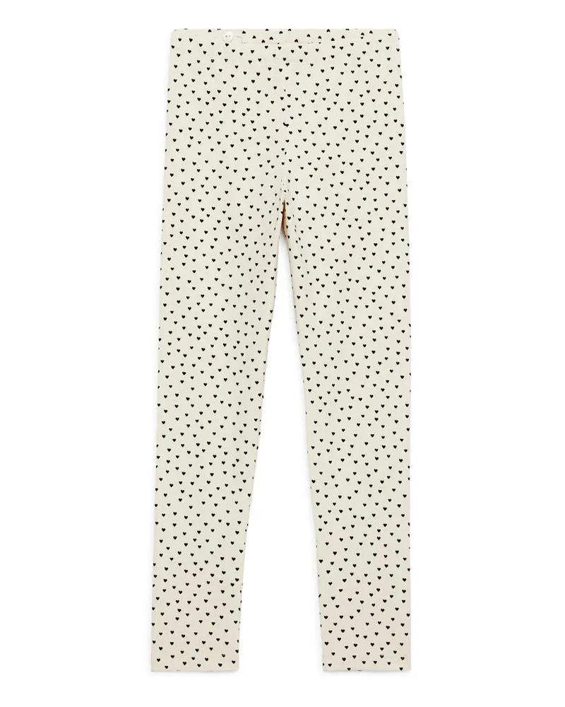 Arket Jerseyleggings - Weiß Cremeweiß