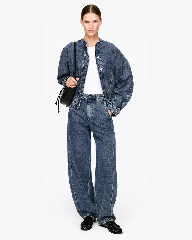 Arket Jeans Mit Barrel Legs -Blau Blau