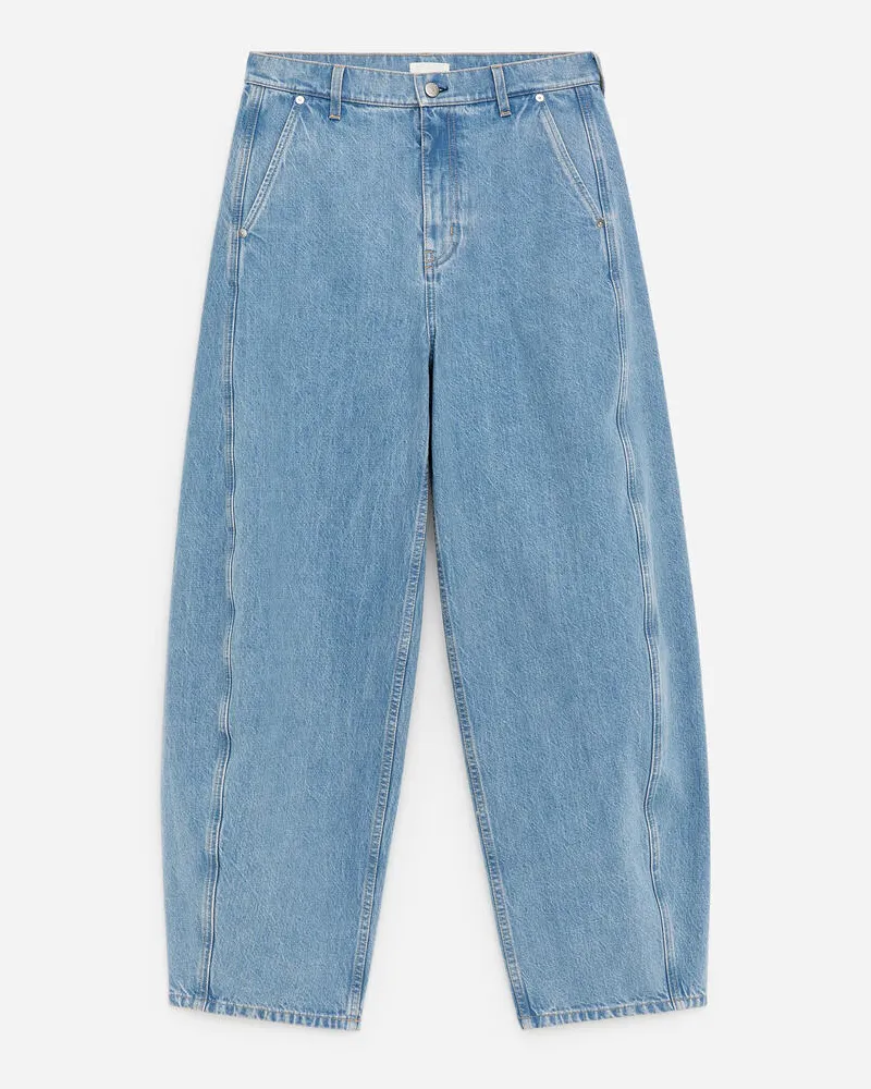 Arket Jeans Mit Barrel Legs -Blau Blau