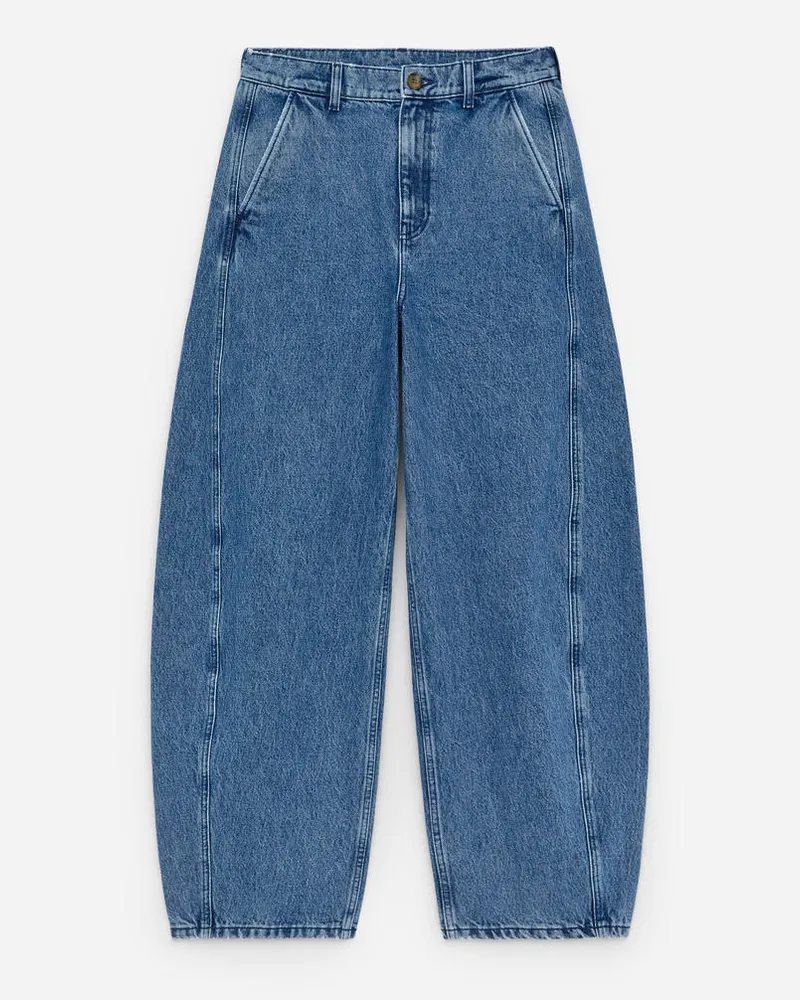 Arket Jeans Mit Barrel Legs - Blau Blau