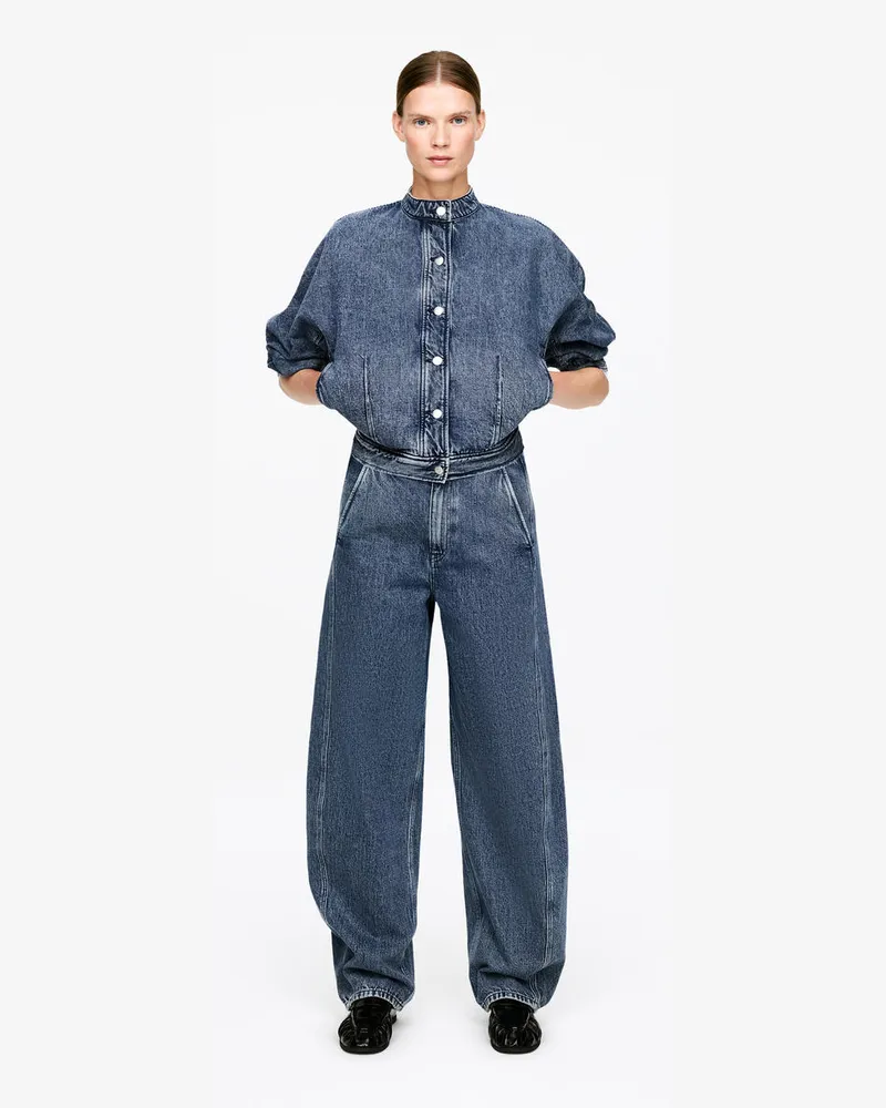 Arket Jeans Mit Barrel Legs -Blau Blau