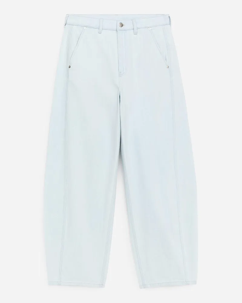 Arket Jeans Mit Barrel Legs -Blau Blau