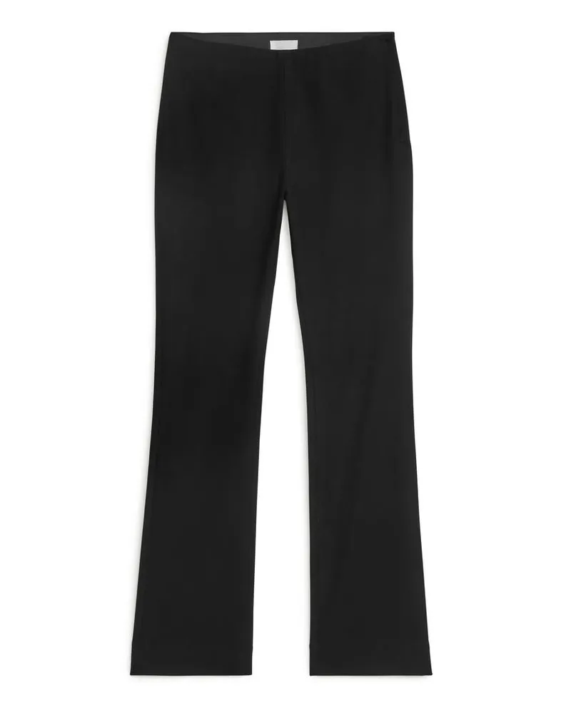 Arket Baumwollstretchhose - Schwarz Schwarz