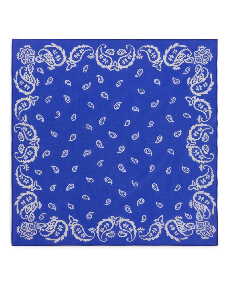 Arket Bandana Aus Baumwolle - Blau|Mehrfarbig|Weiß Blau