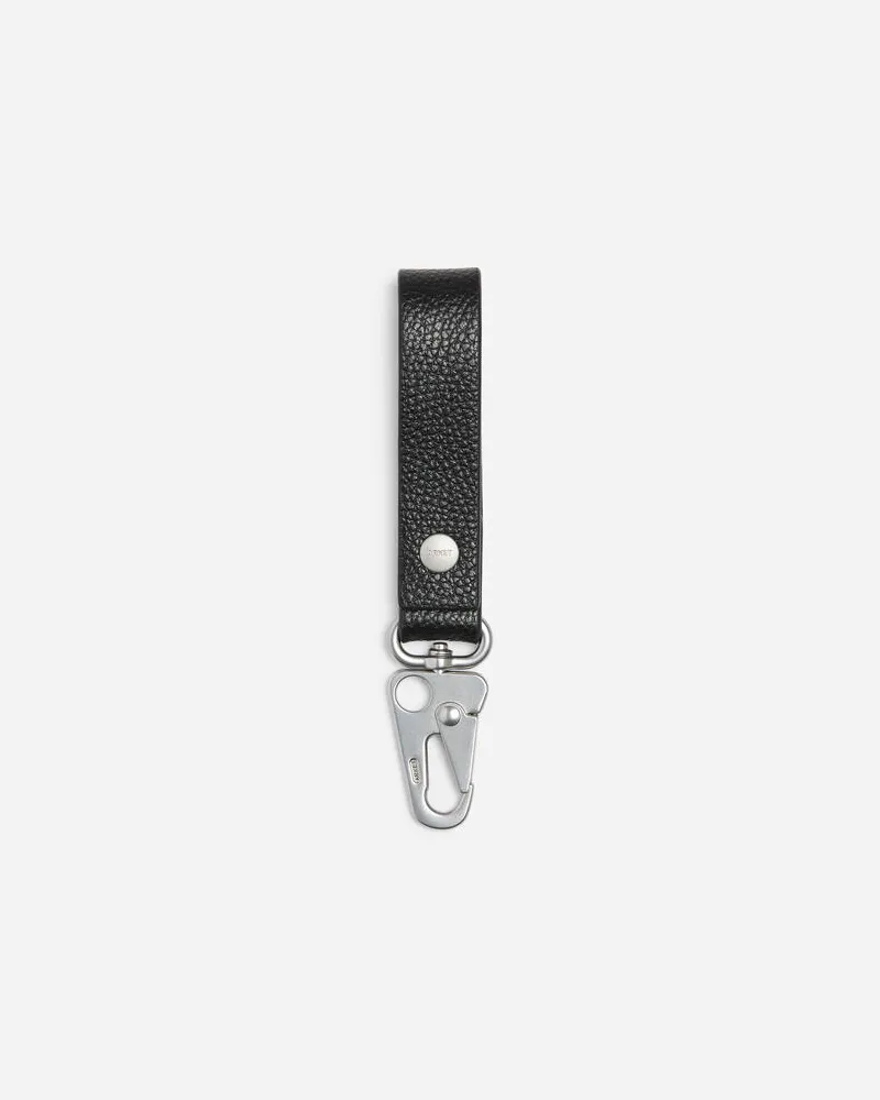 Arket Schlüsselanhänger Aus Leder -Schwarz Schwarz