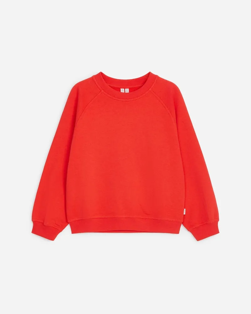 Arket Sweatshirt Aus Baumwolle -Rot Rot