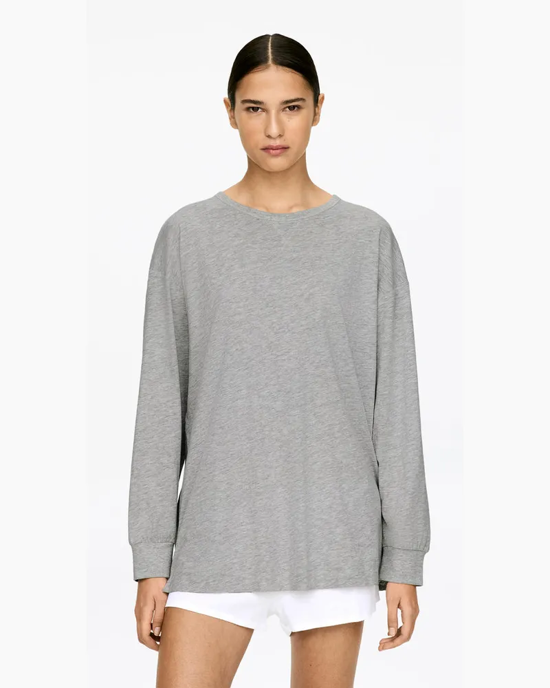 Arket Langarmshirt -Grau Grau