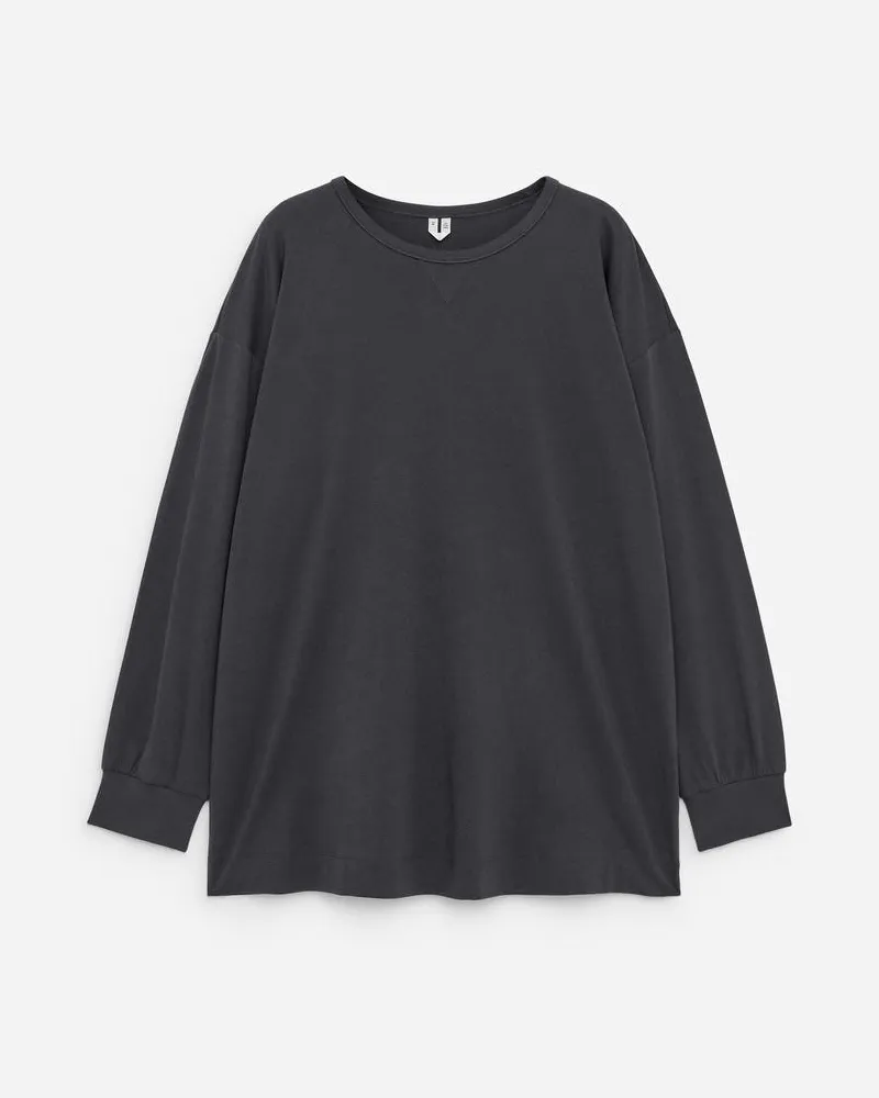 Arket Langarmshirt -Grau Grau