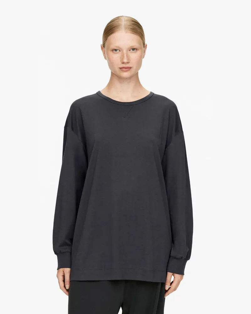 Arket Langarmshirt -Grau Grau