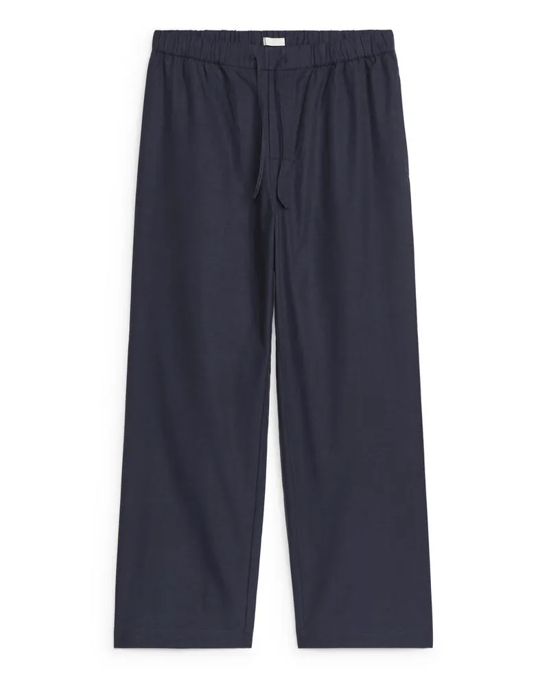 Arket Lockere Hose Mit Kordelzug -Blau Blau