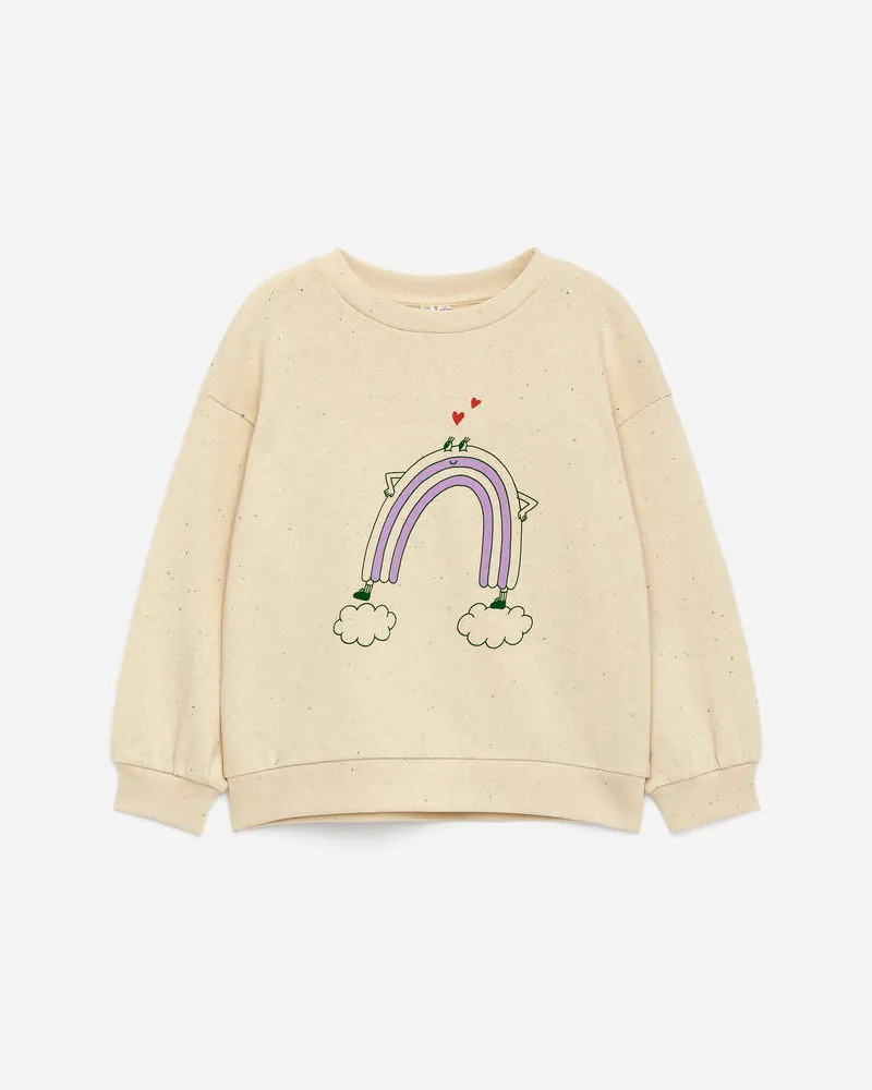 Arket Bedrucktes Sweatshirt -Beige Beige