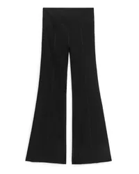 Arket Ausgestellte Leggings Schwarz