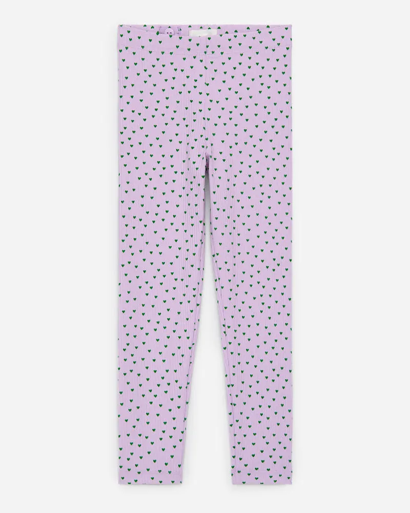 Arket Gerippte Leggings -Lila Lila