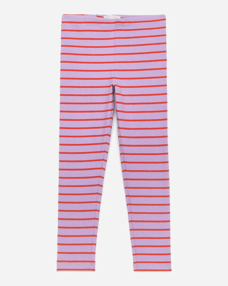 Arket Gerippte Leggings -Lila Lila