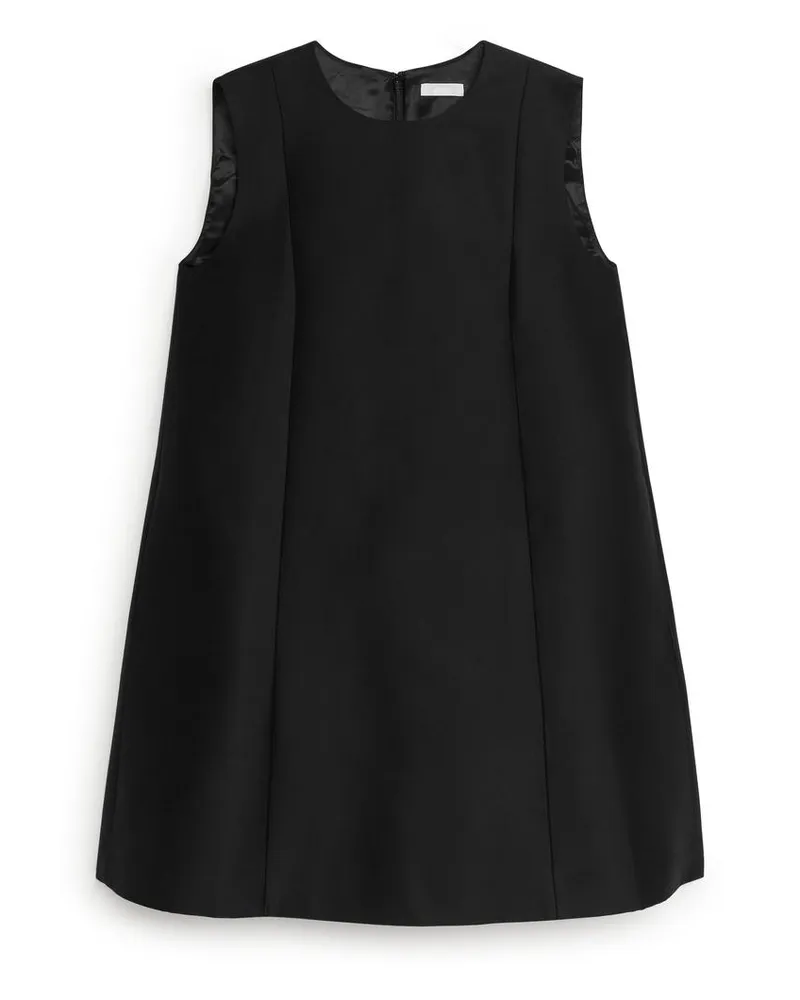 Arket Minikleid In A-Linie - Schwarz Schwarz