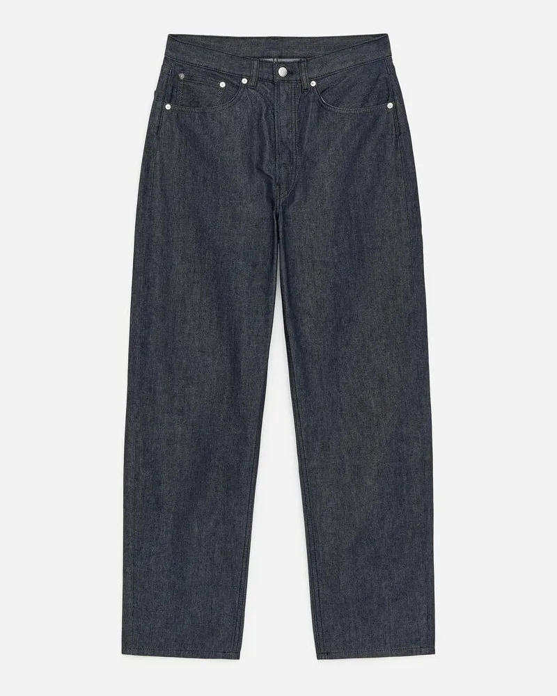 Arket CREEK Relaxed Barrel Jeans -Blau Blau