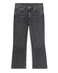 Arket Fern Cropped Flared Stretchjeans Verwaschenes