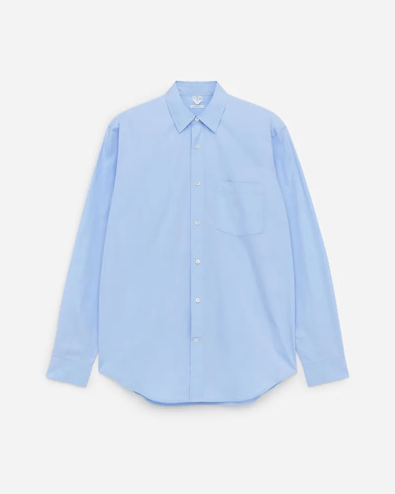 Arket Legeres Popeline-Hemd - Blau Hellblau