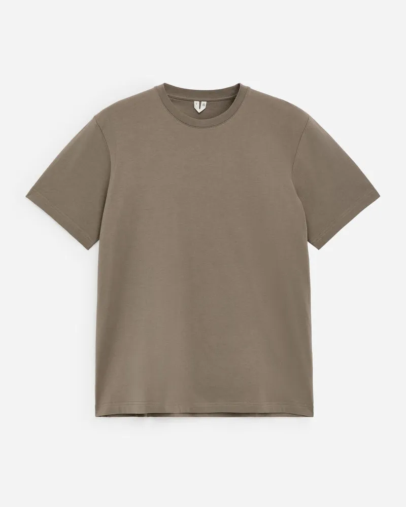 Arket T-Shirt Mit Normaler Passform 170 GSM -Grau Grau