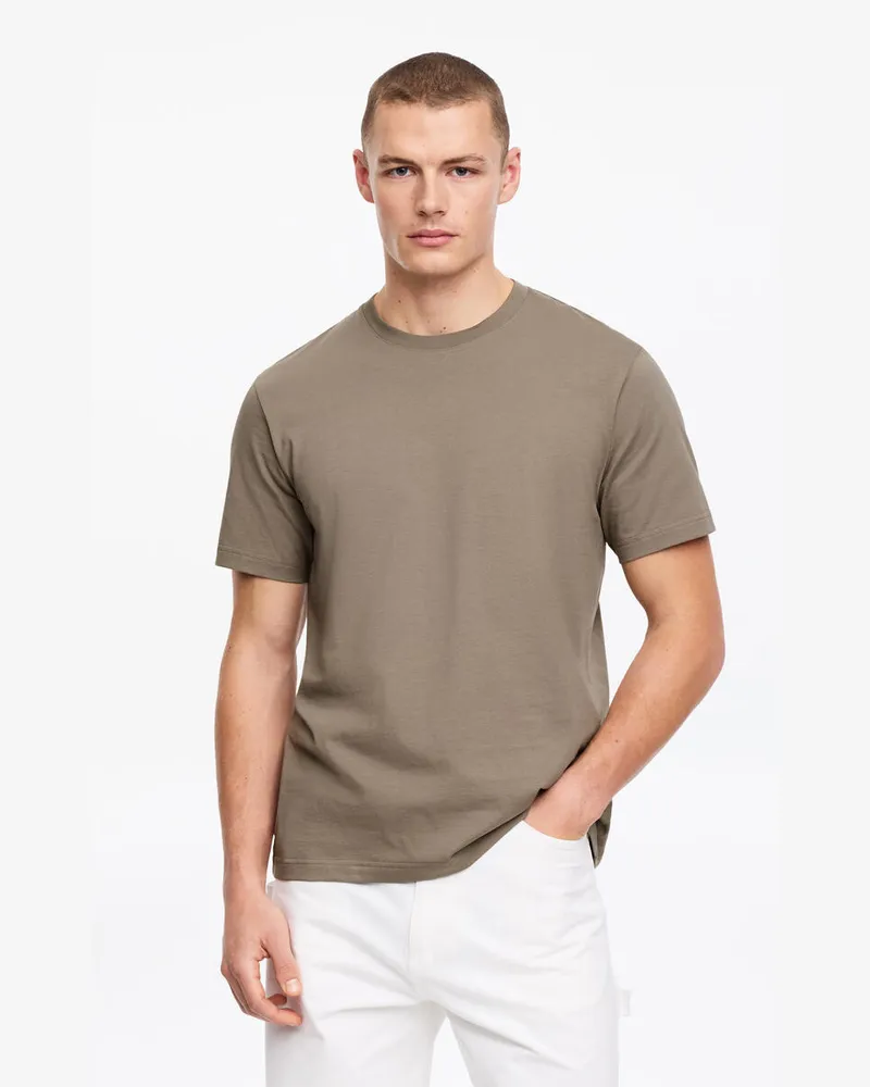 Arket T-Shirt Mit Normaler Passform 170 GSM -Grau Grau