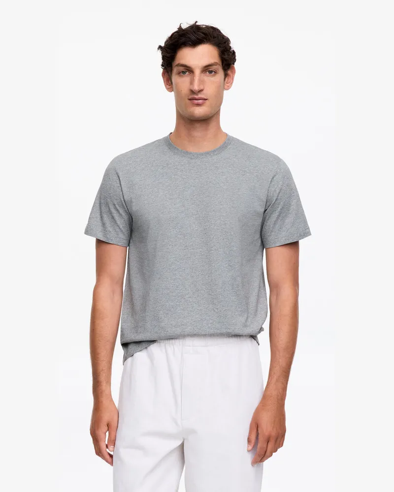 Arket T-Shirt Mit Normaler Passform 170 GSM -Grau Grau