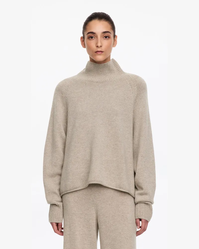 Arket Rollkragenpullover Aus Kaschmir -Beige Beige