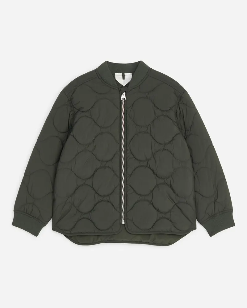 Arket Leichte Steppjacke -Grün Grün