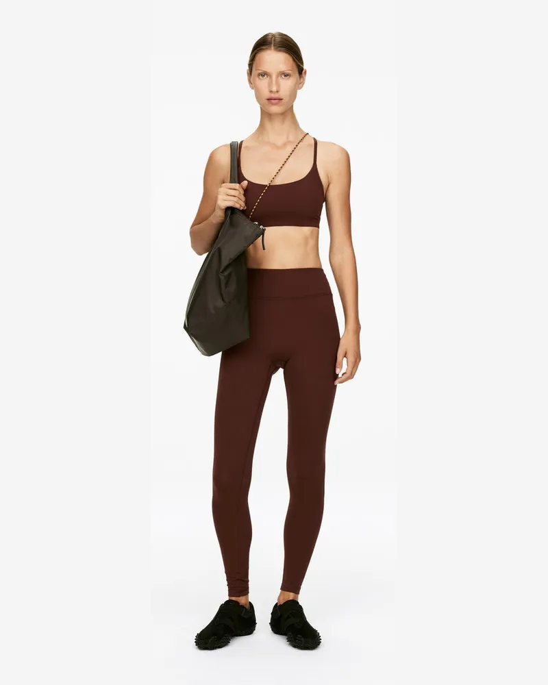 Arket Weiche Stretch-Leggings -Braun Braun