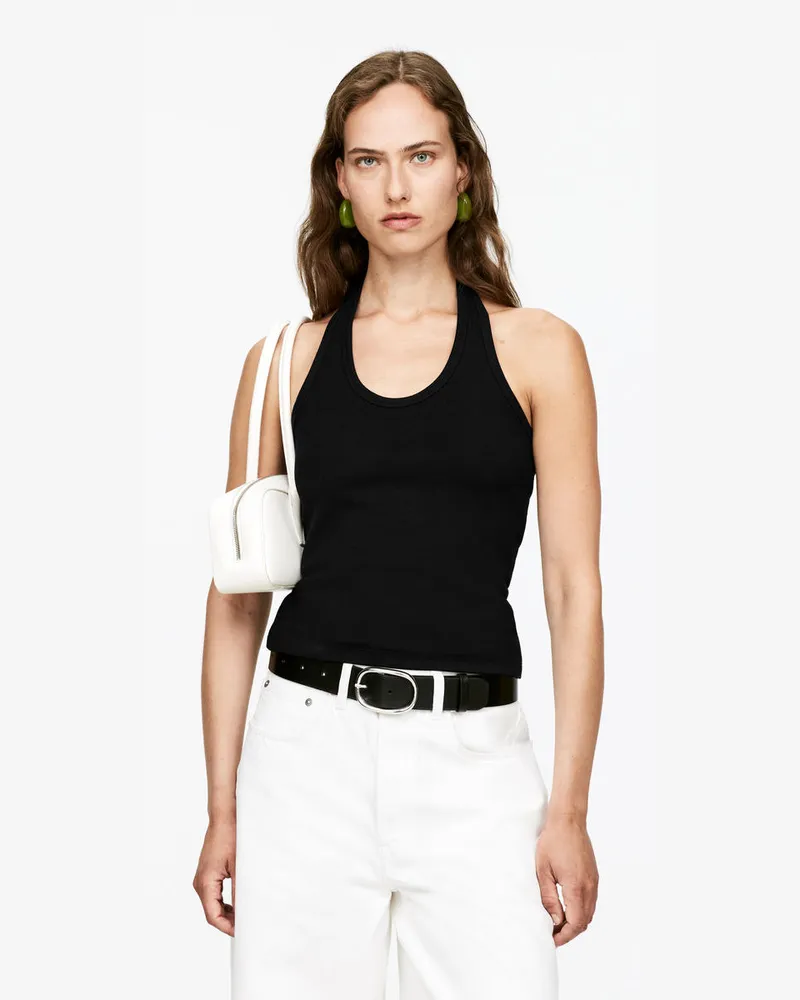 Arket Neckholder-Top -Schwarz Schwarz