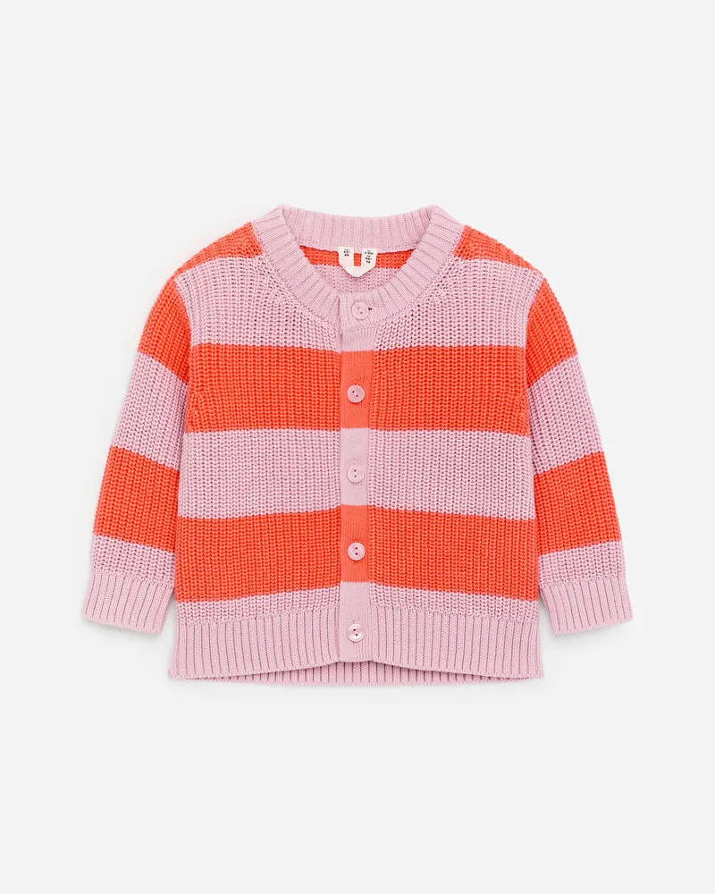 Arket Strickjacke Aus Baumwolle -Orange Orange