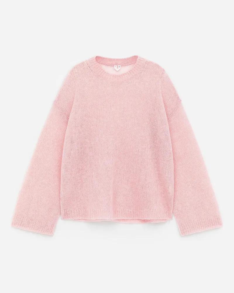 Arket Pullover Aus Wolle Und Mohair -Rosa Rosa