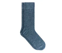 Gerippte Socken aus Supima-Baumwolle